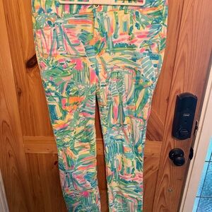 Lilly Pulitzer low rise pants.